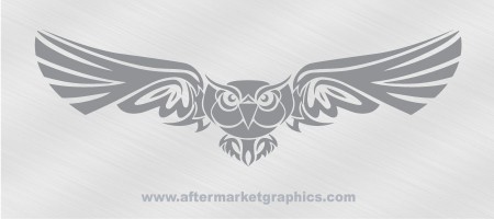 Tribal Owl Decal